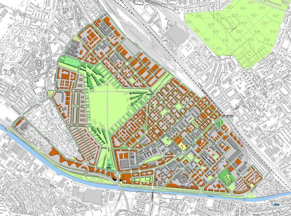 Städtebauliches Gutachten für die neue Stadt für Wissenschaft und Wirtschaft in Adlershof 